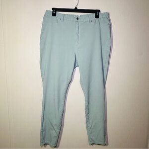 Discount Divas Light Blue Pull On Stretchy Pants Size 3X